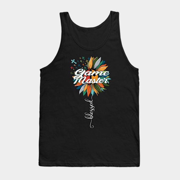 Blessed Game Master. Tank Top by Brande